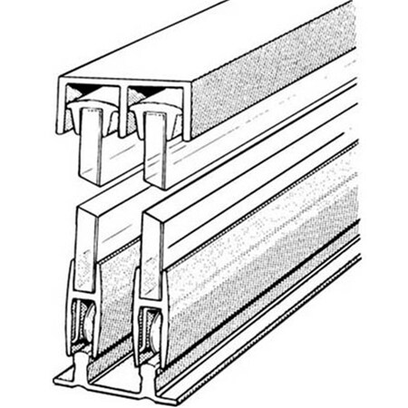 48 In. Sliding Glass Door Track And Components